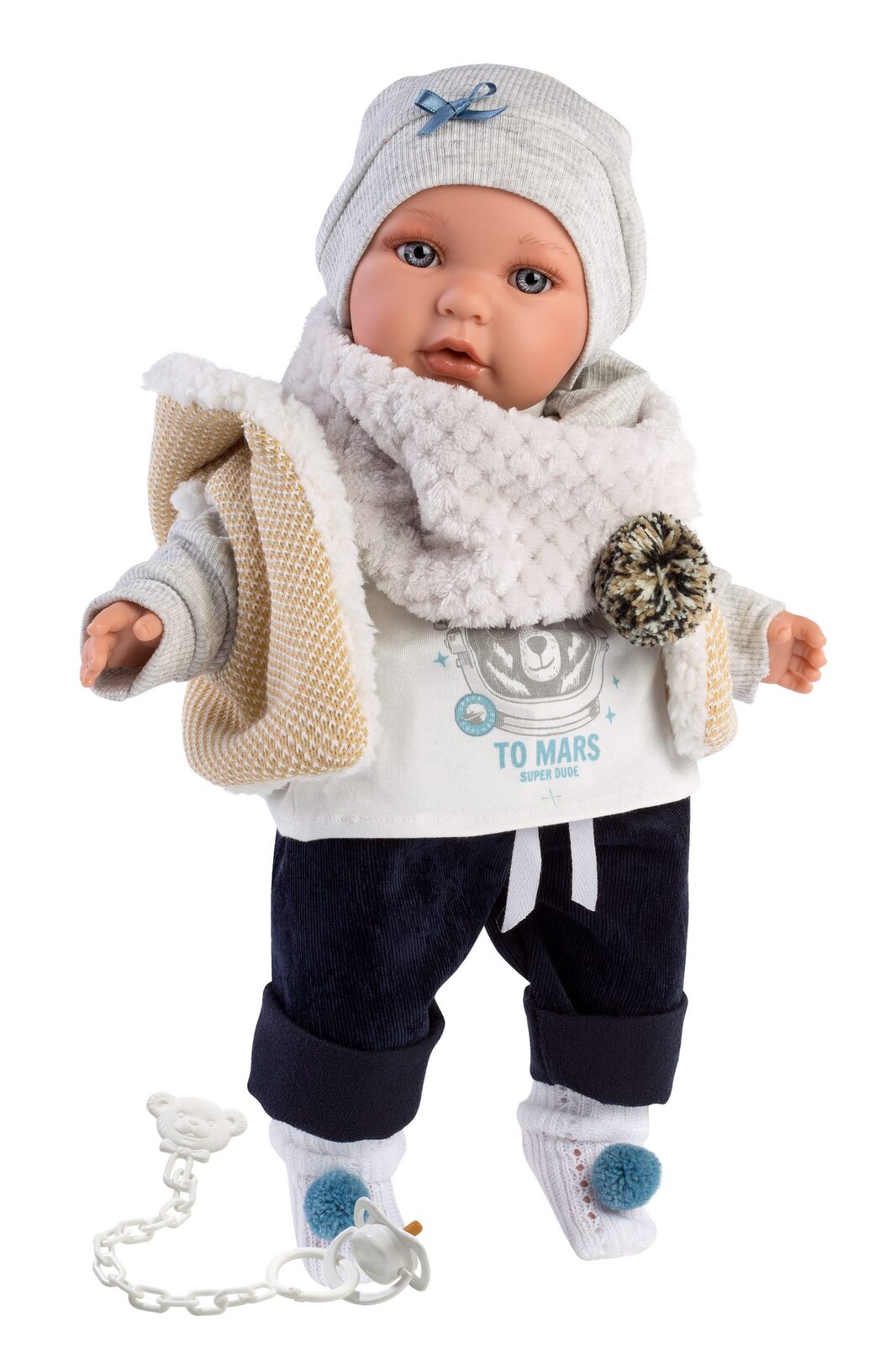 Doll - Enzo (42cm) Soft body - crying baby