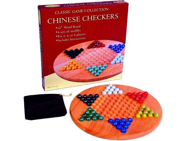 Chinese Checkers - Wood with Marbles