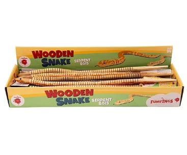 Wooden Snake (50cm)