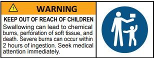 keep out of reach of children