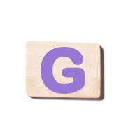 Train Carriage Letter Tablet - G