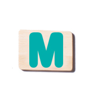 Train Carriage Letter Tablet - M