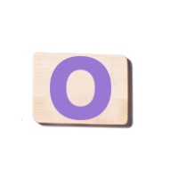Train Carriage Letter Tablet - O