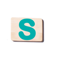Train Carriage Letter Tablet - S