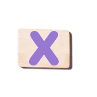 Train Carriage Letter Tablet - X