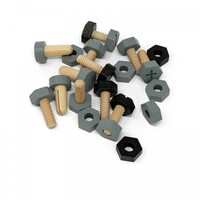 Wooden Tools - Screws, Nuts &Bolts Set (21 piece) image