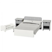 Wooden Doll's House Bedroom Furniture Set image