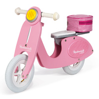 Janod - Pink Scooter - Balance Bike (76cm)
