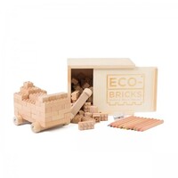 Eco-bricks - natural wood (45 piece) image