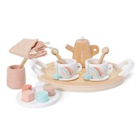 Doll Wooden Tea Set (19 piece) image