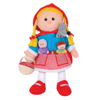 Red Riding Hood Hand and Finger Puppet Set image