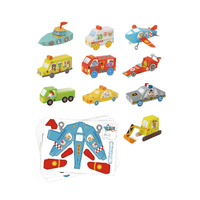 3d Paper Model Vehicles Craft Kit image