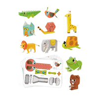 3d Paper Model Animals Craft Kit image