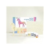 Painting 3D Wooden Unicorn image
