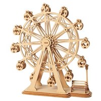 Classical 3D Wooden Ferris Wheel image