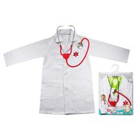 DOCTOR APRON AND WORKING STETHOSCOPE