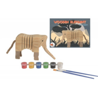 WOODEN ELEPHANT TO PAINT image