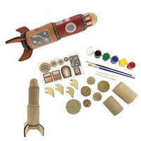 Wooden Rocket to paint image