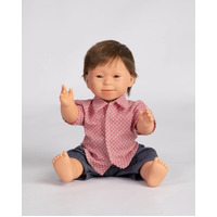 Anatomically Correct - Doll with Down Syndrome features - boy (40cm) Vinyl Body