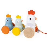 Pull Along Hen Family image