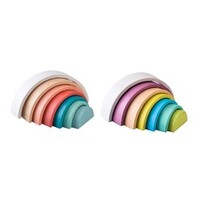 CALM & BREEZY WOODEN STACKING RAINBOW 