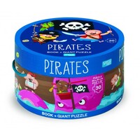 Book and Giant Puzzle - Pirates (30 piece) image