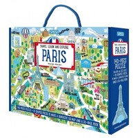 Puzzle and Book Set - Paris (140 pce)