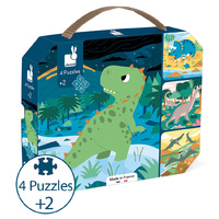 Progressive Puzzles Dinosaurs image