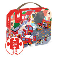 Firemen Puzzle (24 piece) image