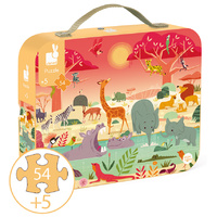 Janod - Animals Reserve Puzzle (54 piece) image