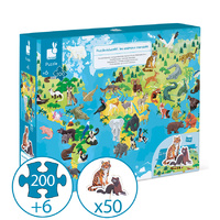 Janod - Endangered Animals Puzzle  image
