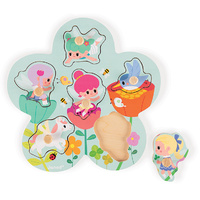 Janod - Fairies Peg Puzzle image
