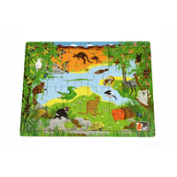 Australian Animals and Names Jigsaw Puzzle (24 Piece) image