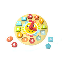 WOODEN CLOCK PUZZLE image