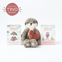 Slumberkins - Otter's Building Connections Plush Set - with 2 Books image
