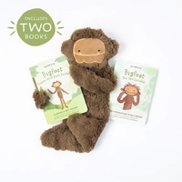 Slumberkins - Bigfoot's Self Esteem Plush Snuggler Set - with 2 Books image