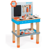 Janod - BricoKids DIY Giant Magnetic Workbench (54 x 31 x 83cm) image