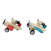 Retro Plane with Cute Dog (Medium) image