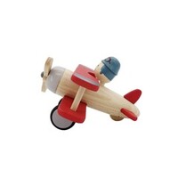 RETRO LGE BIPLANE RED image