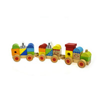 WOODEN STACKING TRAIN image