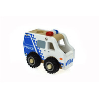 KD WOODEN POLICE CAR image