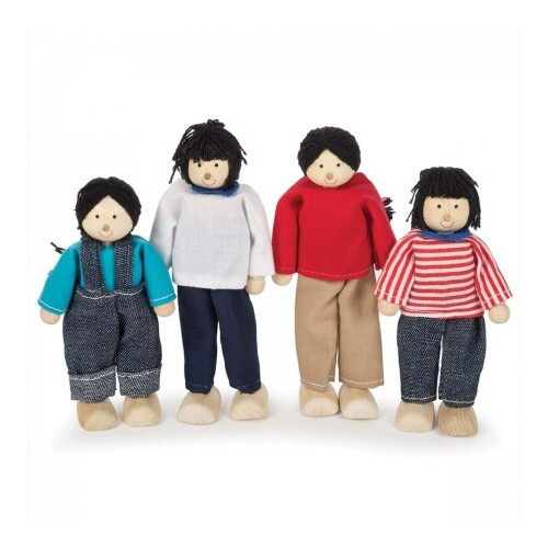 Doll house doll - Multicultural Dolls (fits 1:12 scale dolls house) [Type: Asian]