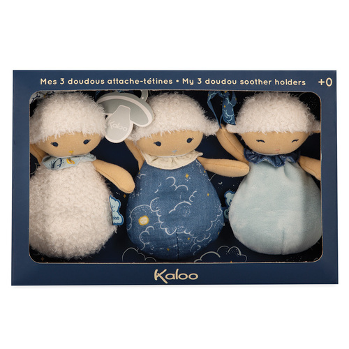 Sommeil 3 Sheep Doudou & Pacifier Holders