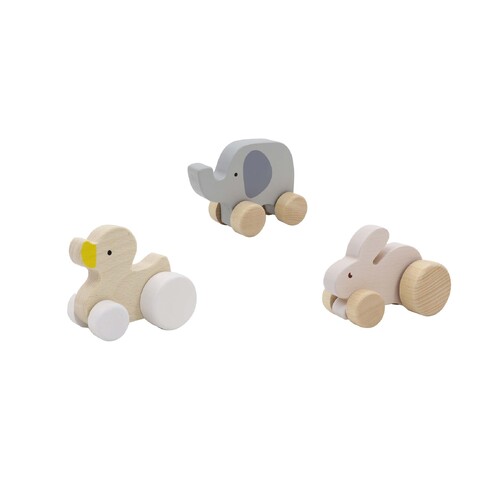 Wooden Animal Car