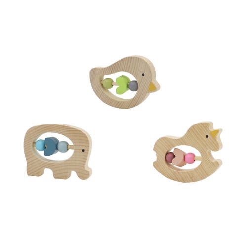 Wooden Animal Rattle [Type: horse]