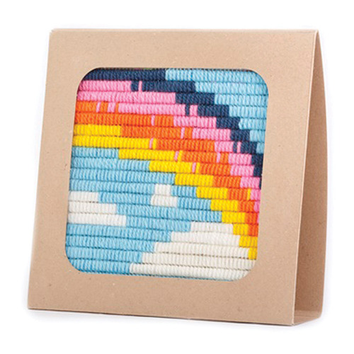 Needlepoint - Picture Frame Kit - Rainbow