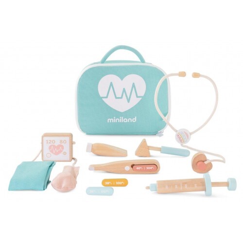 Doll Wooden Doctor Set (10 piece)