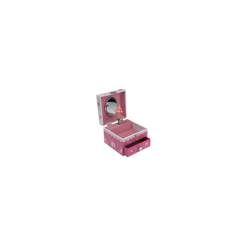 Square Music Box [Colour: Ballerina and Love Hearts]