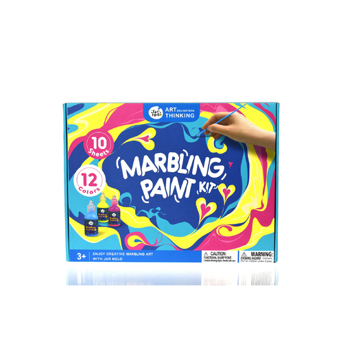 Marbling Paint - 12 Colours Craft Kit