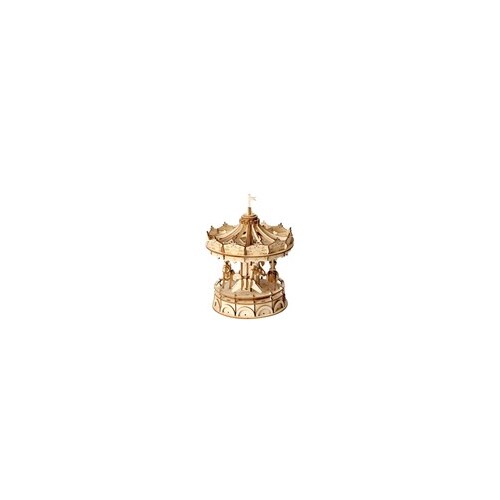 Classical 3D Wooden Merry Go Round